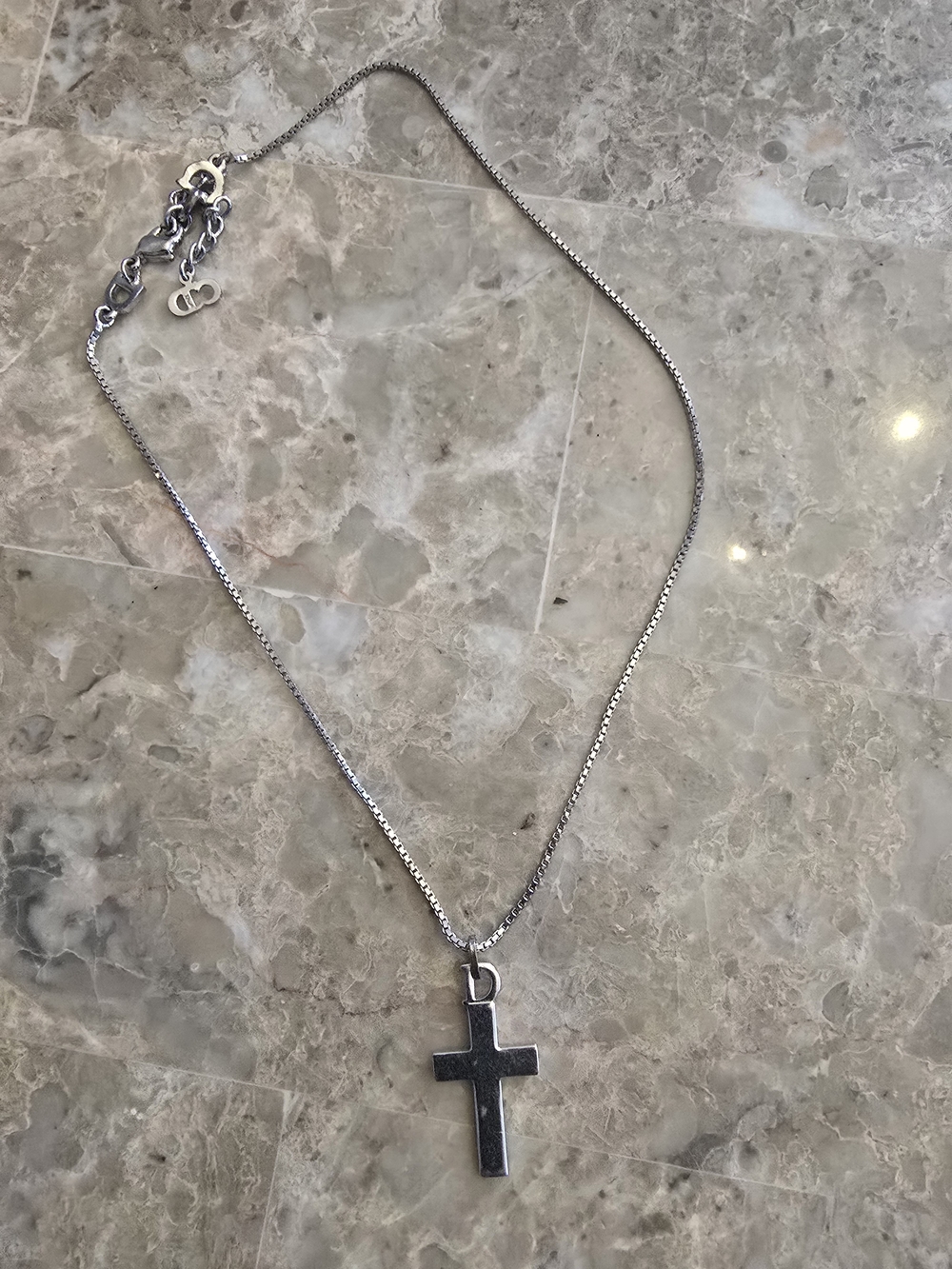 Vintage DIOR Cross Necklace